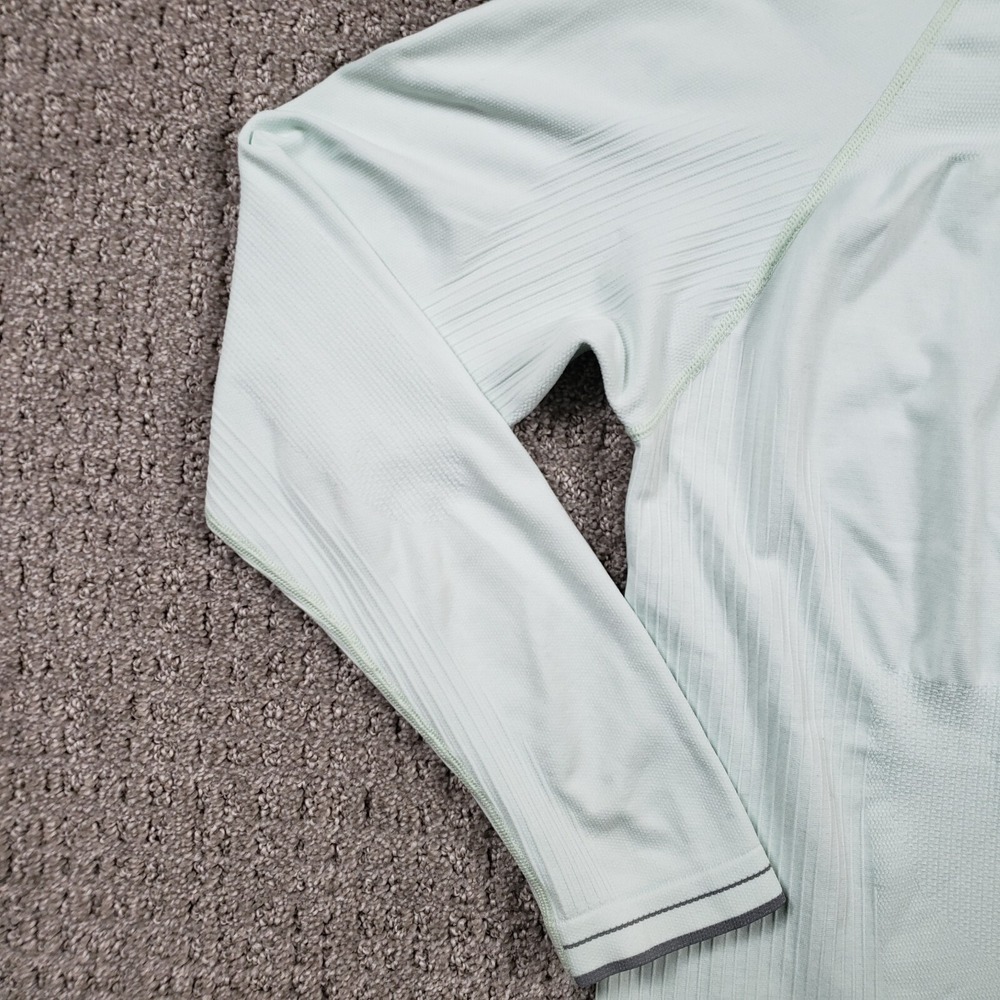 Vintage Patagonia Womens (L) Green Y2k Capilene Midweight Zip-Neck Base Layer - Picture 4 of 14
